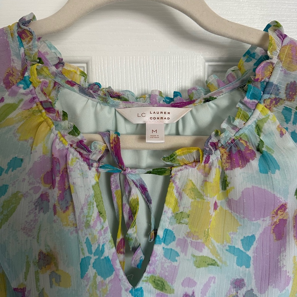 LC Lauren Conrad Floral Women's Top - Multicolor